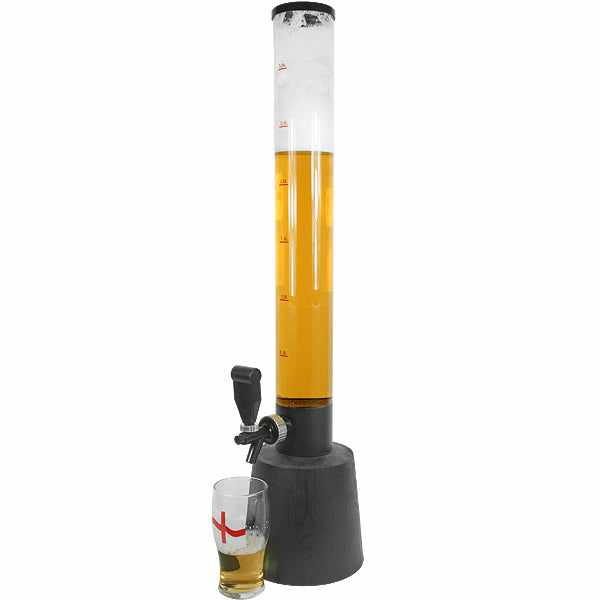 Øltårn 3,5 L with tap for easy drink serving at parties.