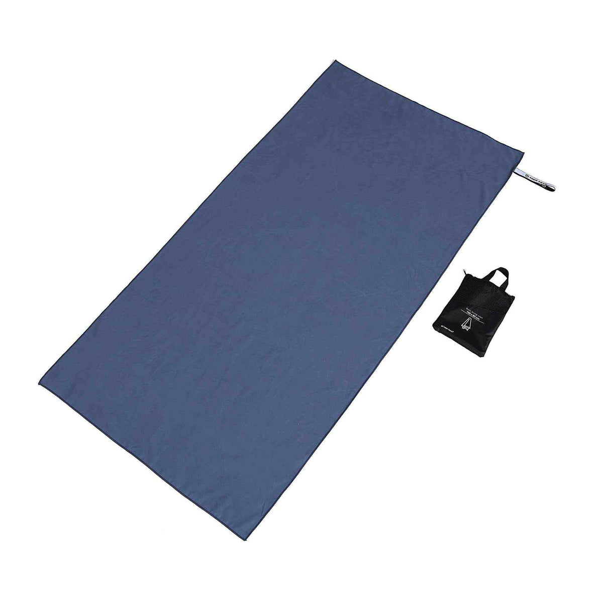 Quick-drying microfiber towel 160 x 80 cm, lightweight, compact, super-absorbent, ideal for travel and outdoor use.