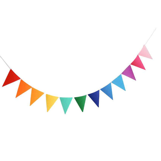 Colorful 3-meter party garland for festive decoration.