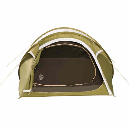2-person blackout pop up tent, easy setup, 100% waterproof, SBS zippers, mosquito net, extra storage.