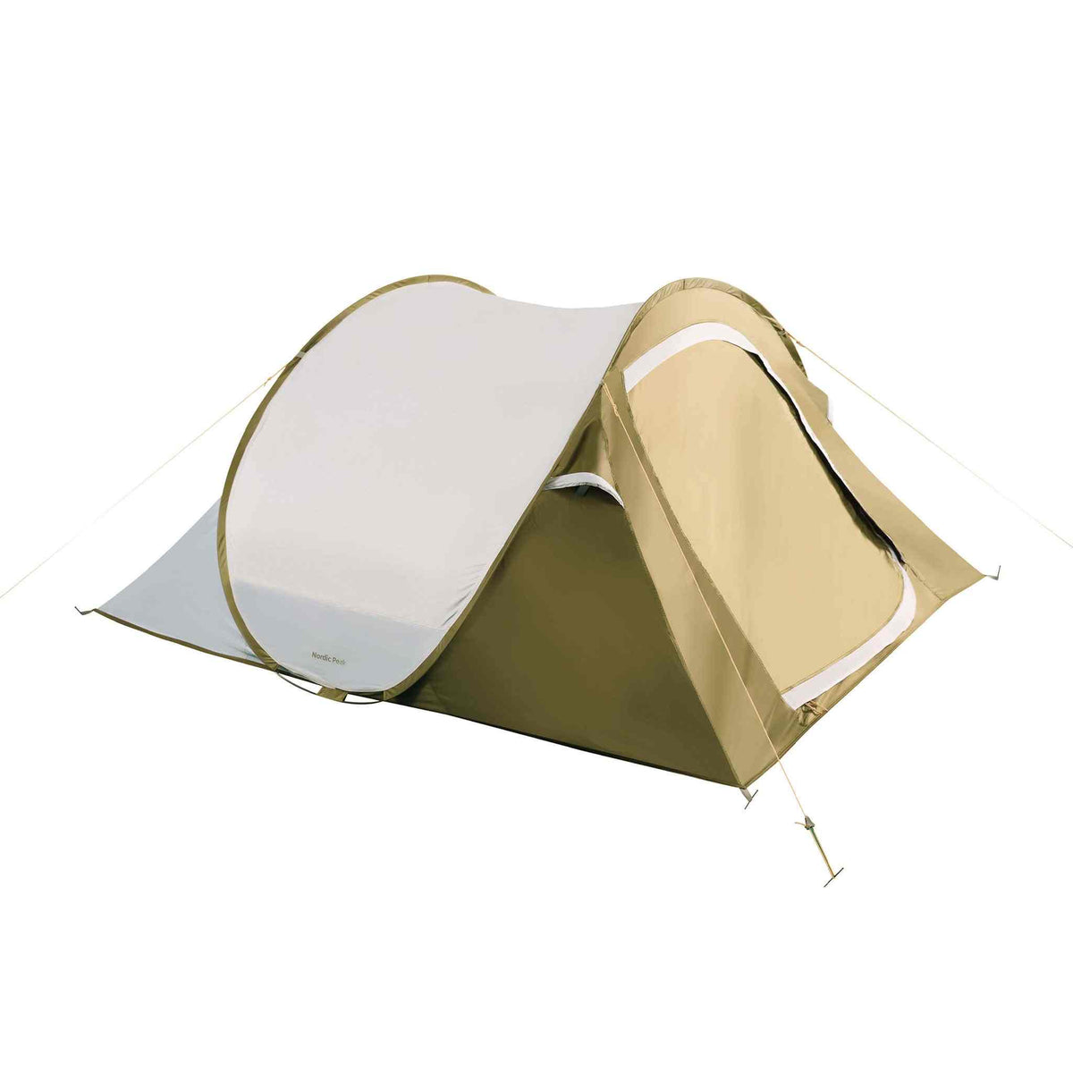 3-person blackout pop-up tent, waterproof, easy setup