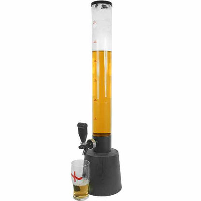 Øltårn 3,5 L with tap for easy drink serving at parties.
