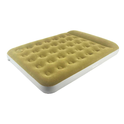 Dobbelt luftmadras with built-in features and repair kit, available in Basic and Premium models.