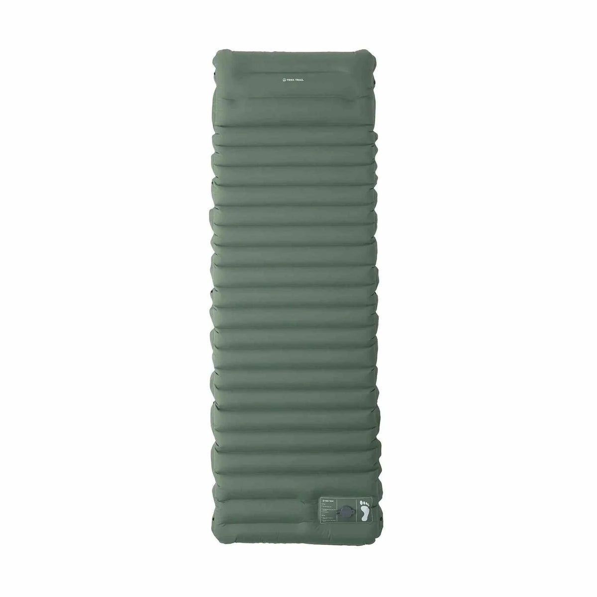 Ultralight liggeunderlag med indbygget pude og fodpumpe, 10 cm tyk og superlet design