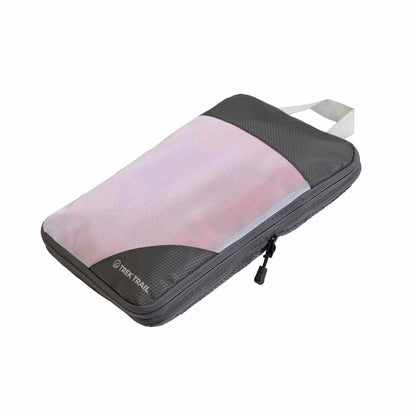 Medium Pakpose travel organizer with mesh, compact and water-resistant design.