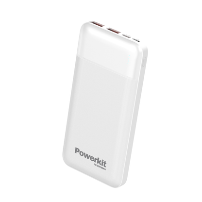 Compact powerbank - 10,000 mAh with dual USB ports and fast charging.
