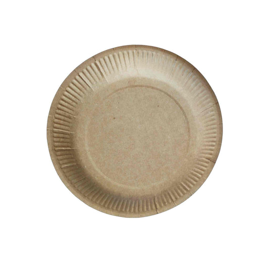 Eco-friendly paper plates, 28 cm, set of 10.