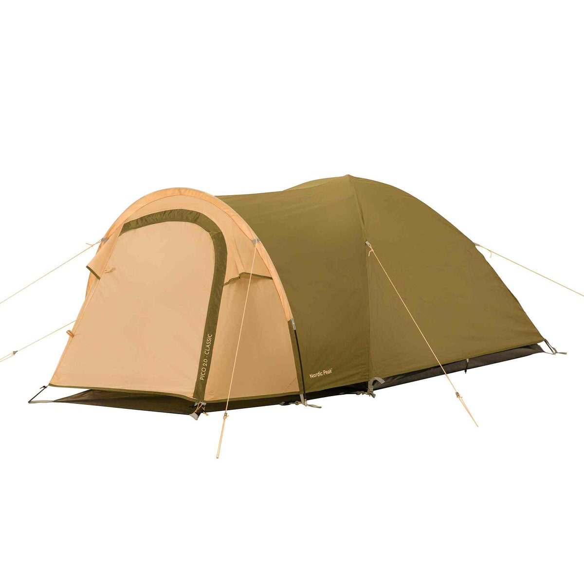 2-person XL festival tent with large storage chamber and durable design.
