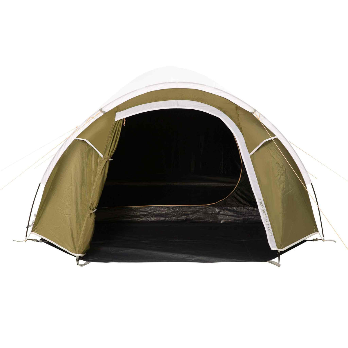 3-person XL blackout festival tent with spacious front room and superior waterproofing.