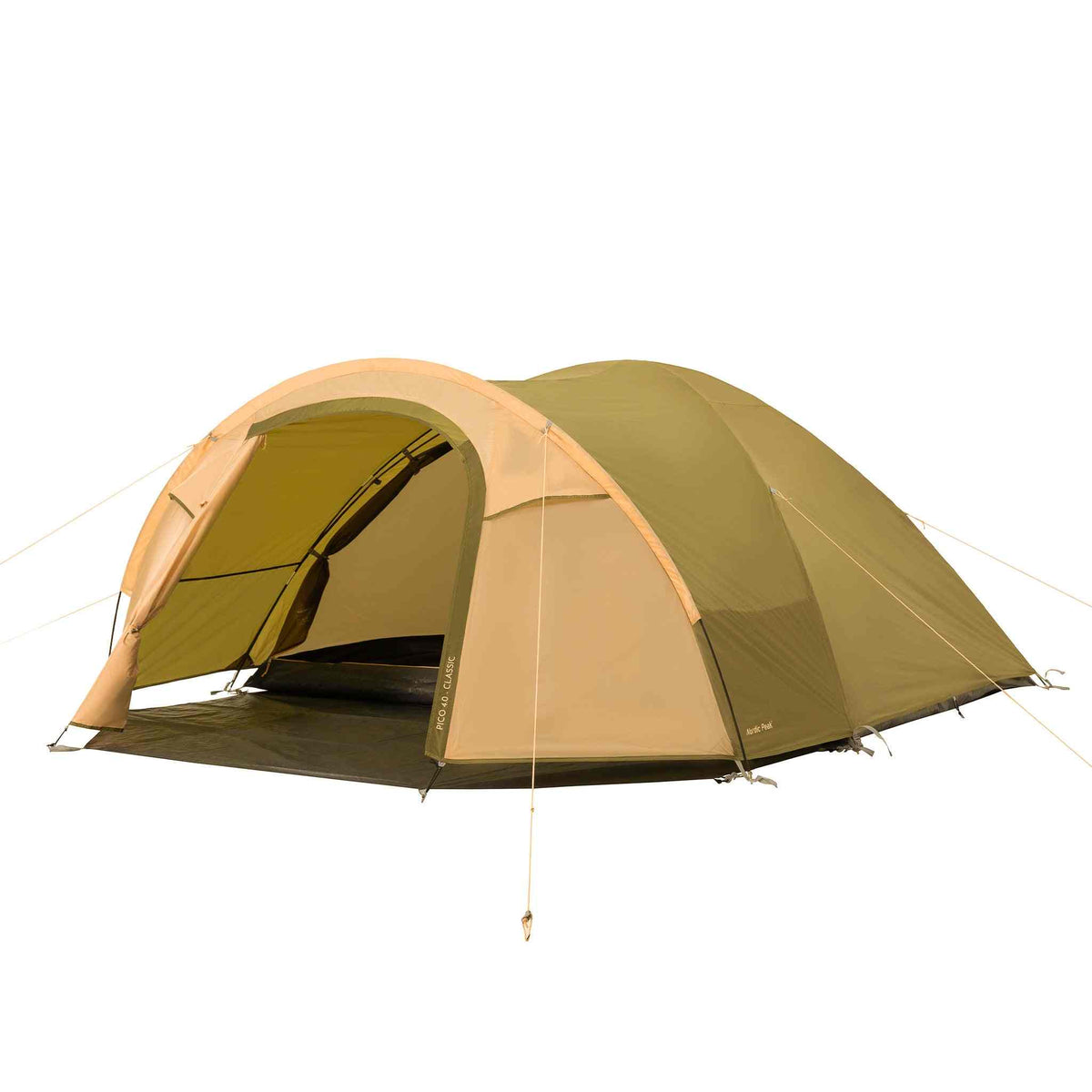 4-person XL festival tent with detachable compartments and robust design.