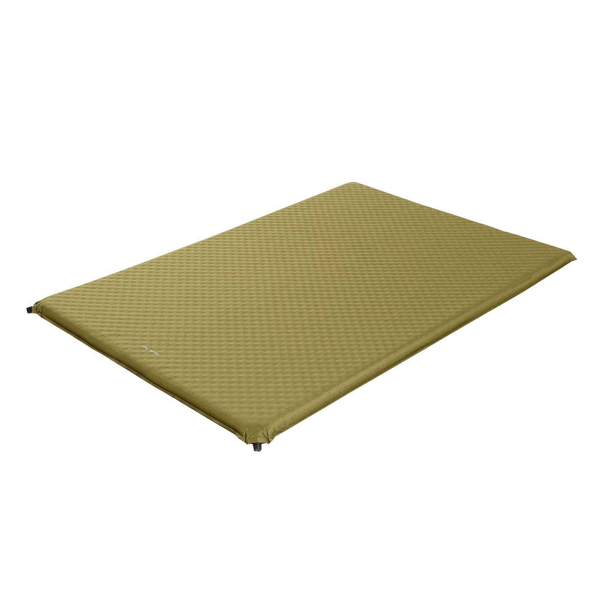 Double self-inflating sleeping mat - 9 cm thick, ideal for two people.