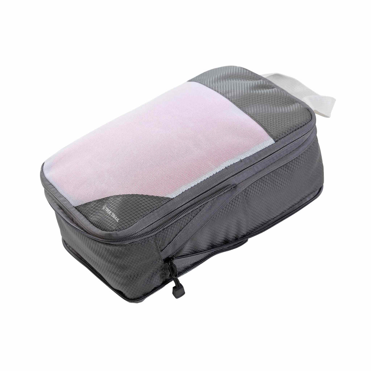 Small pakpose in water-resistant ripstop material with compact expandable design.
