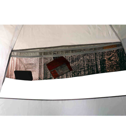 Festivaltelt for 3 personer, 100% vandtæt, med kraftige lynlåse, ventilation og smart taske.