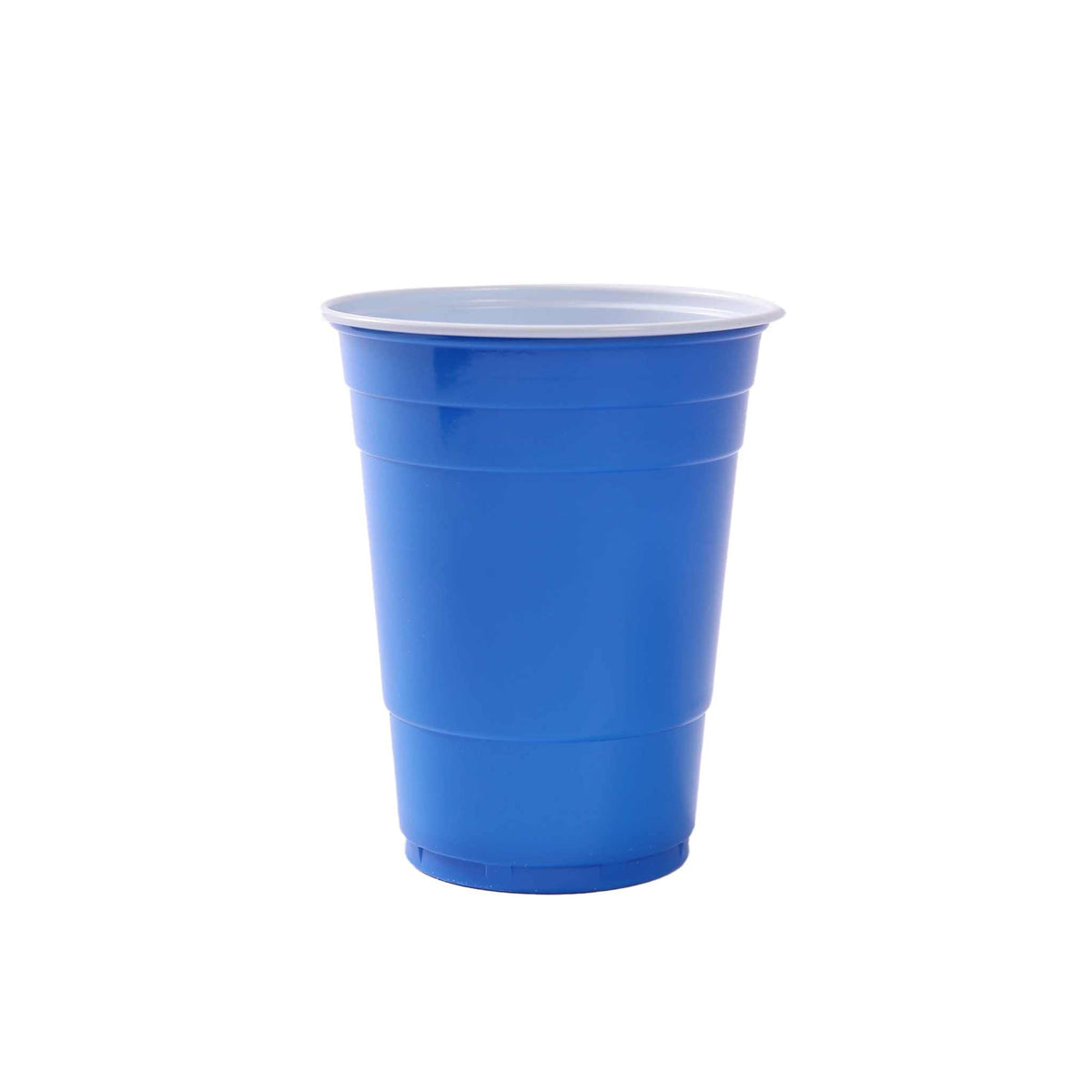 Beer pong set with 20 cups and 4 table tennis balls.